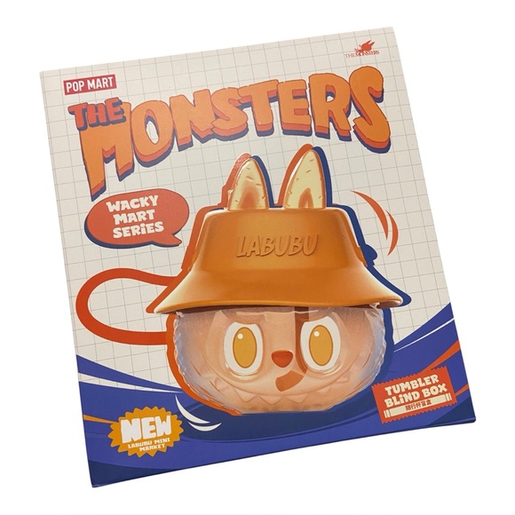 POP MART Wacky Mart Tumbler confirmed HONEY ORANGE- POP NOW closed box - Picture 1 of 6